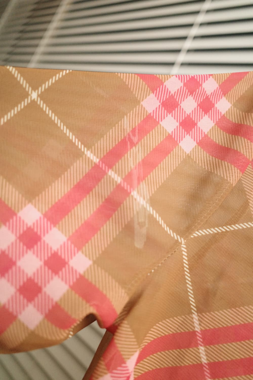 핑크 체크 남방 셔츠 상품이미지6