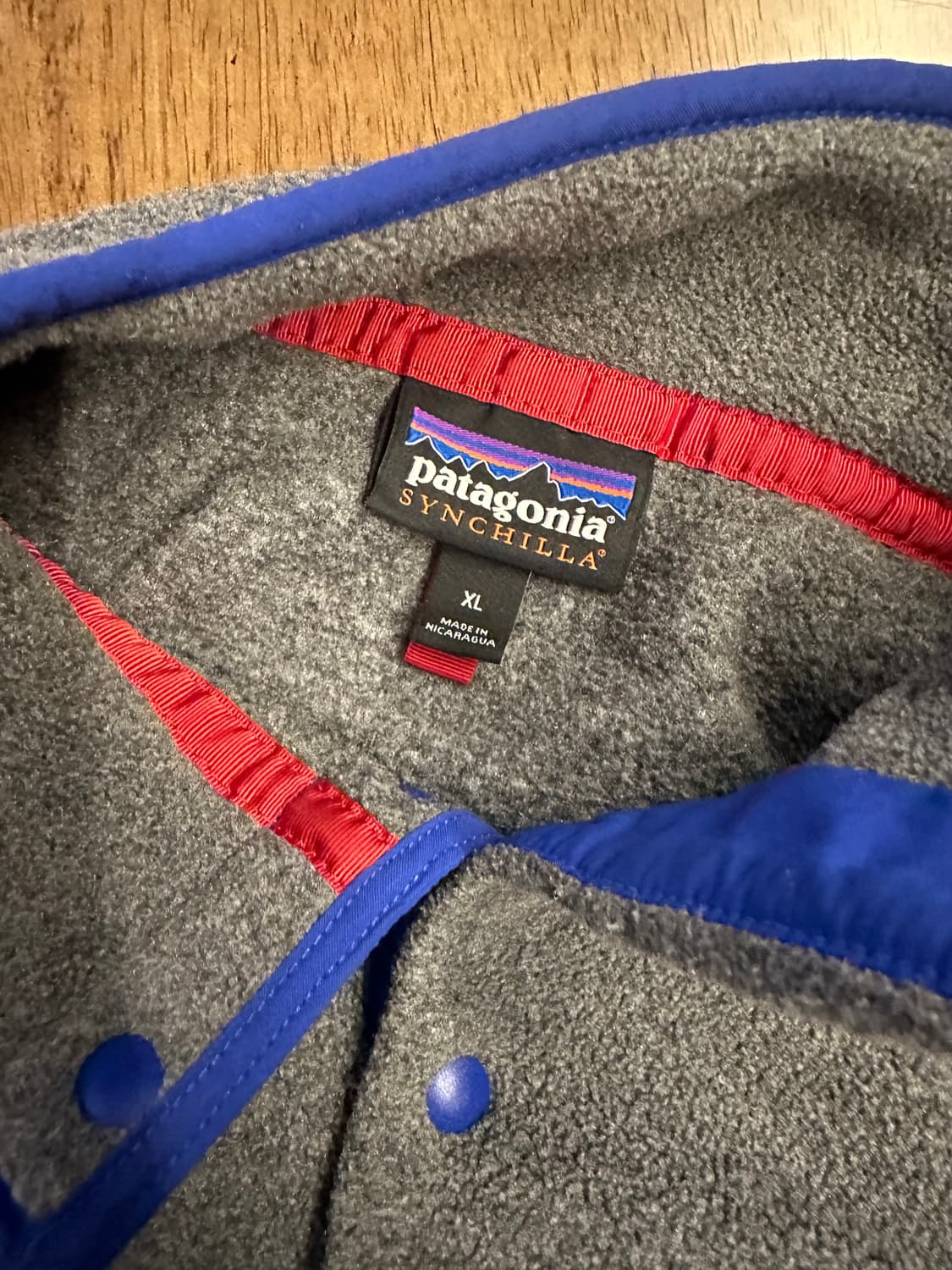 파타고니아 신칠라 그레이/블루 XL 상품이미지4