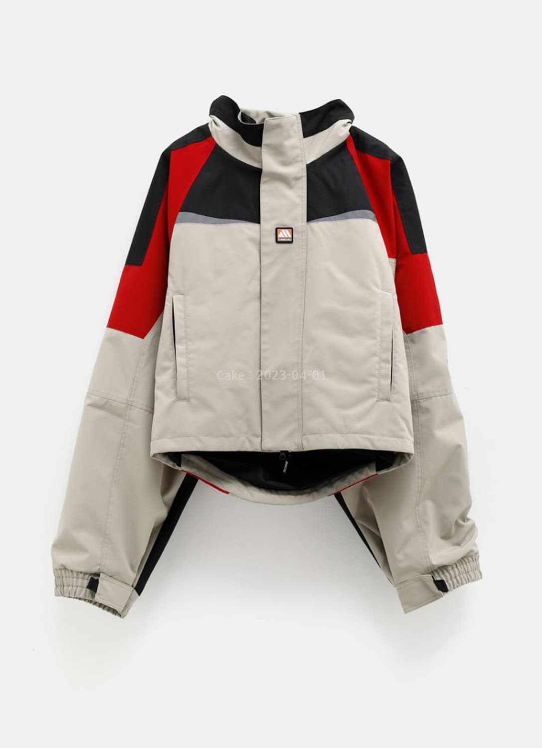 마틴로즈 스포츠 슈렁큰자켓 블랙 레드 베이지XL 상품이미지1