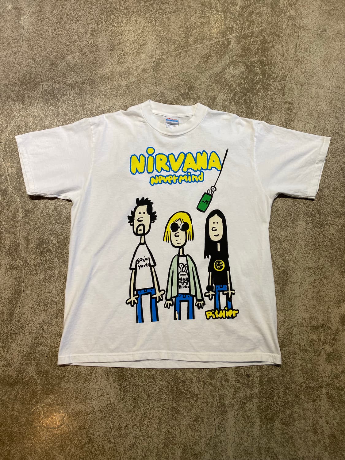 빈티지 너바나 프린팅 티셔츠 상품이미지1