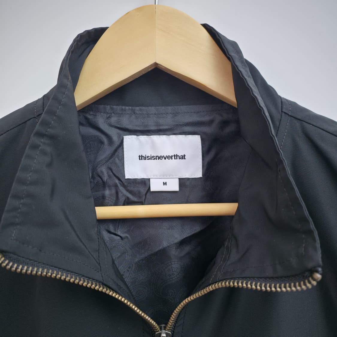 [M] 디스이즈네버댓 바람막이 블랙 집업 자켓 상품이미지6