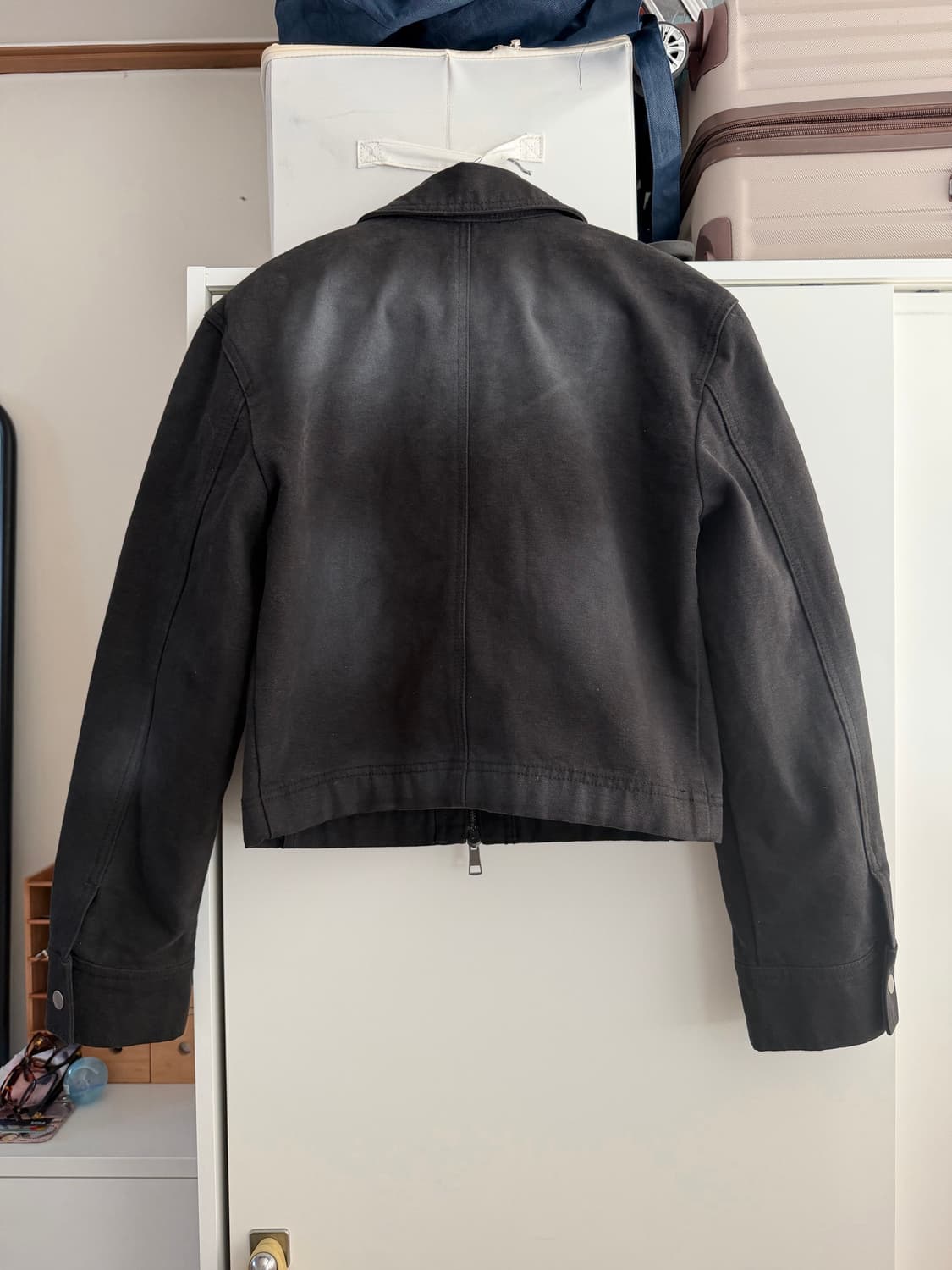 lcdc tm WASHED TRUCKER JACKET (BLACK) 상품이미지4