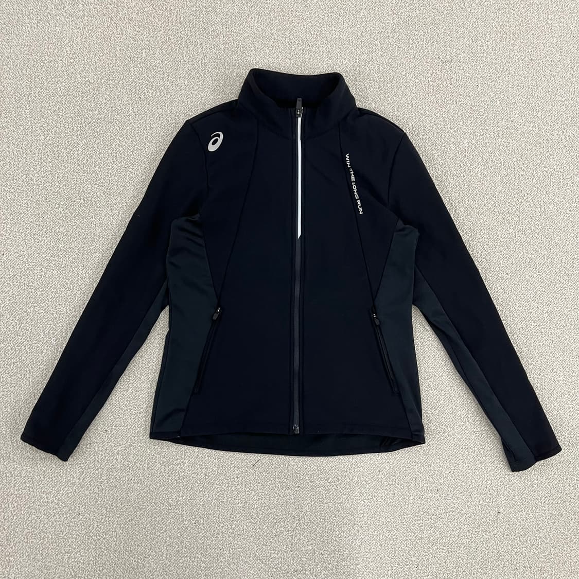 [S] 아식스 여성 블랙 기모 러닝 집업 자켓 0119M1 상품이미지1