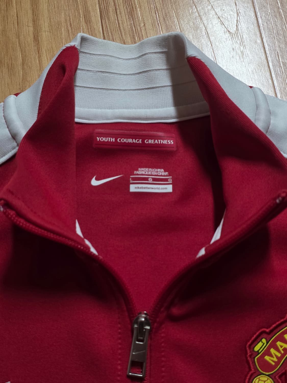 나이키 맨유 흰빨 투웨이 배색 져지 상품이미지4