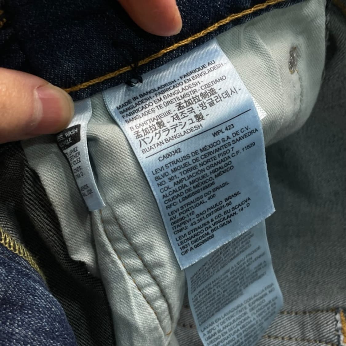 34 리바이스 512 청바지 상품이미지3
