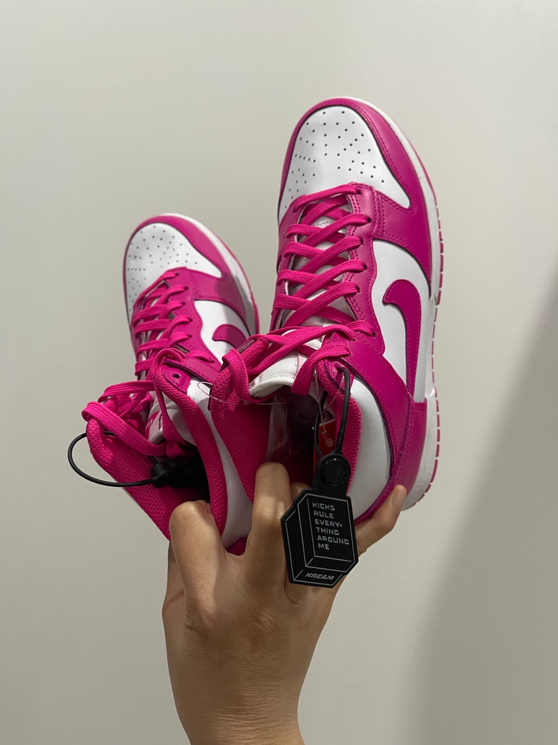 (새상품) NIKE DUNK HIGH PINK PRIME 245(w)  상품이미지7