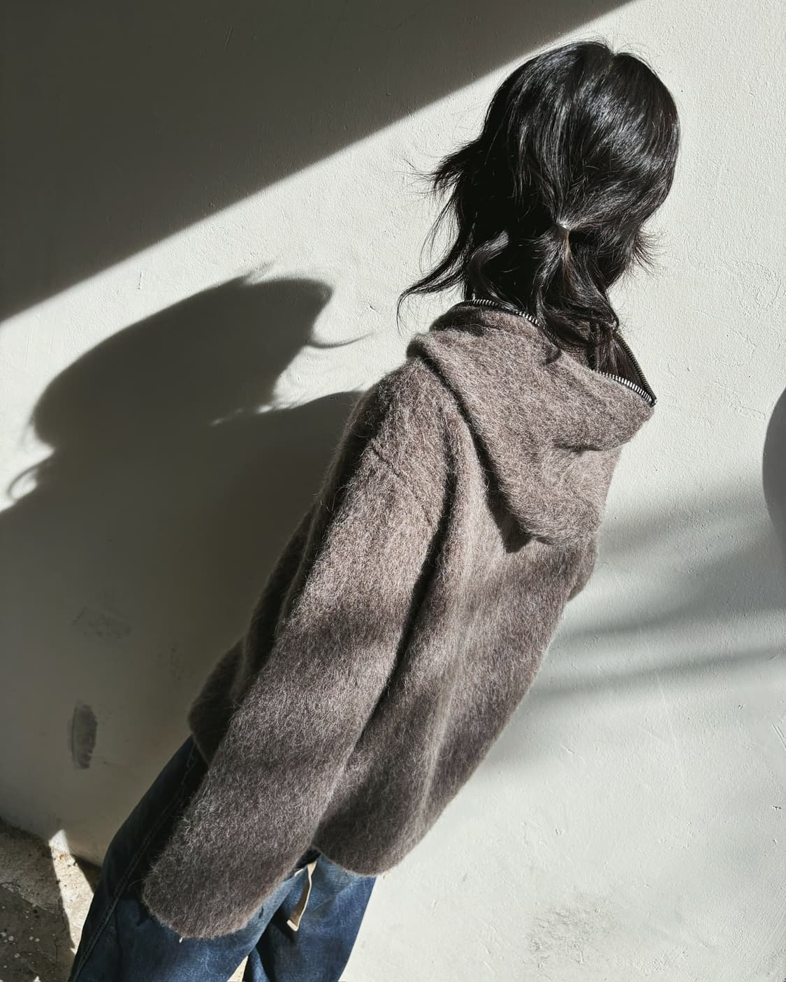 아워레가시 모헤어 후드집업 상품이미지9