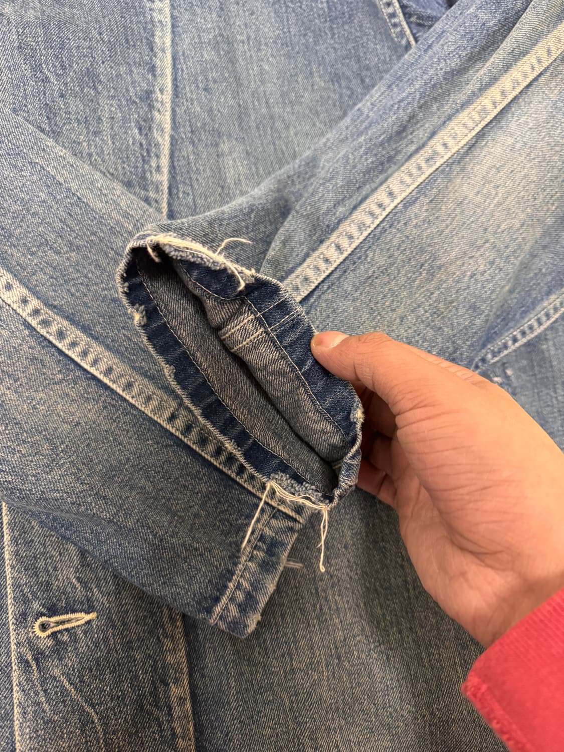 A.presse 24aw 데님 커버올 3size 상품이미지5