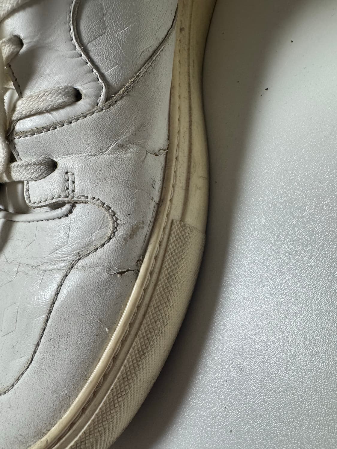 발렌시아가 모노크롬 화이트 레더 하이탑 280 상품이미지7