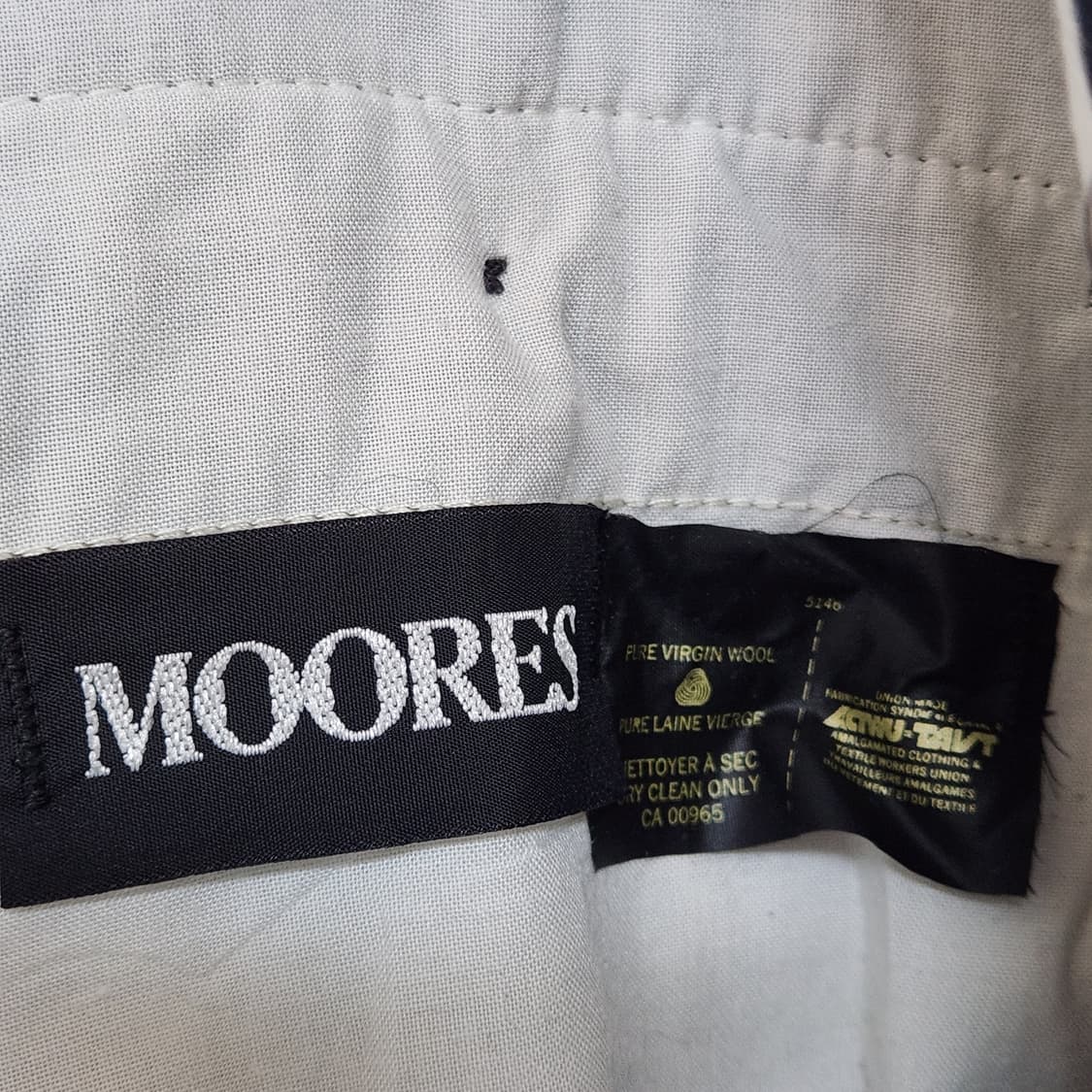 90's Moores 퓨어울 투턱 슬랙스 상품이미지6