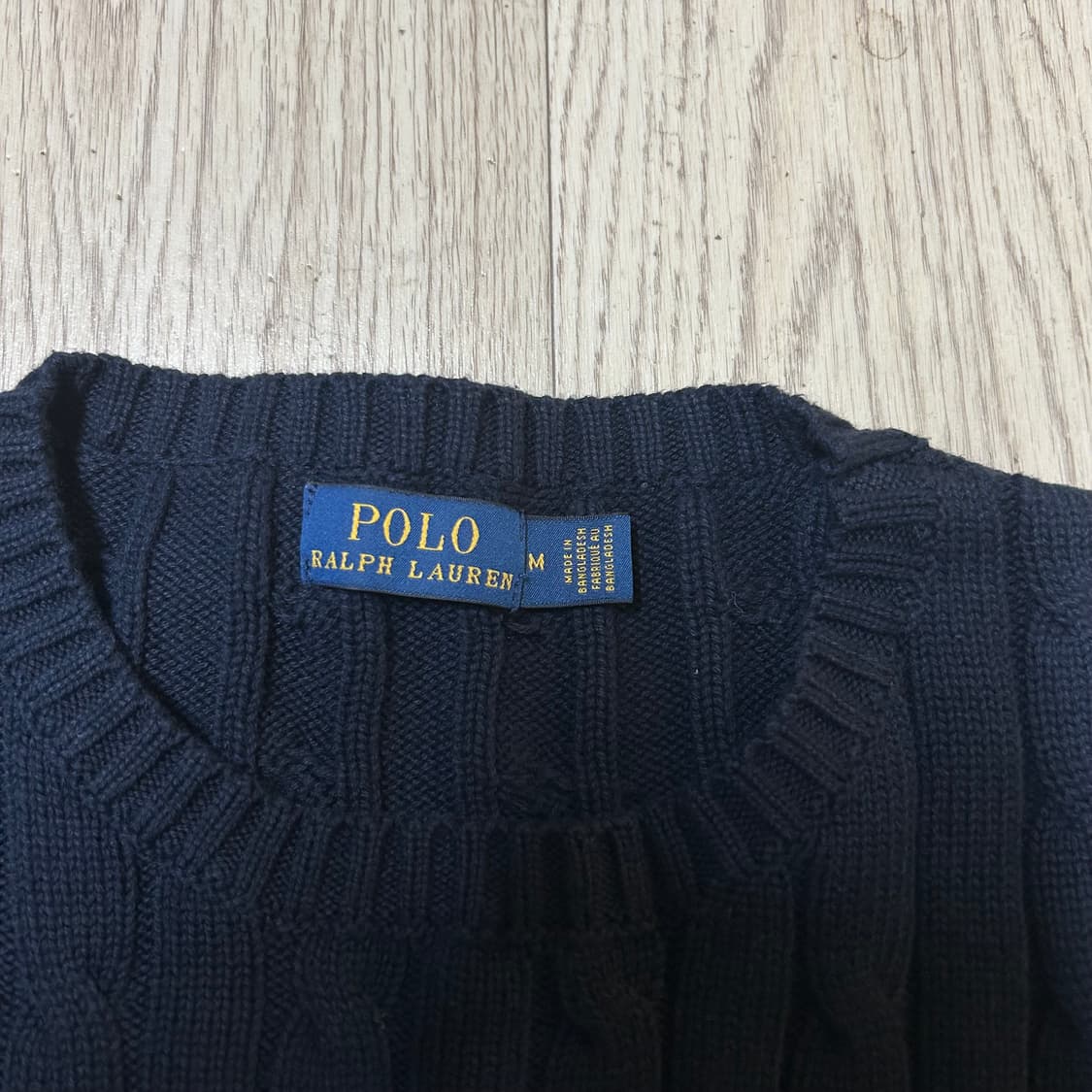 폴로랄프로렌 정품 케이블 니트 M 상품이미지2