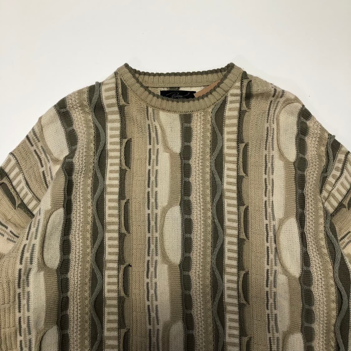 빈티지 쿠지맛 케이블니트  상품이미지4