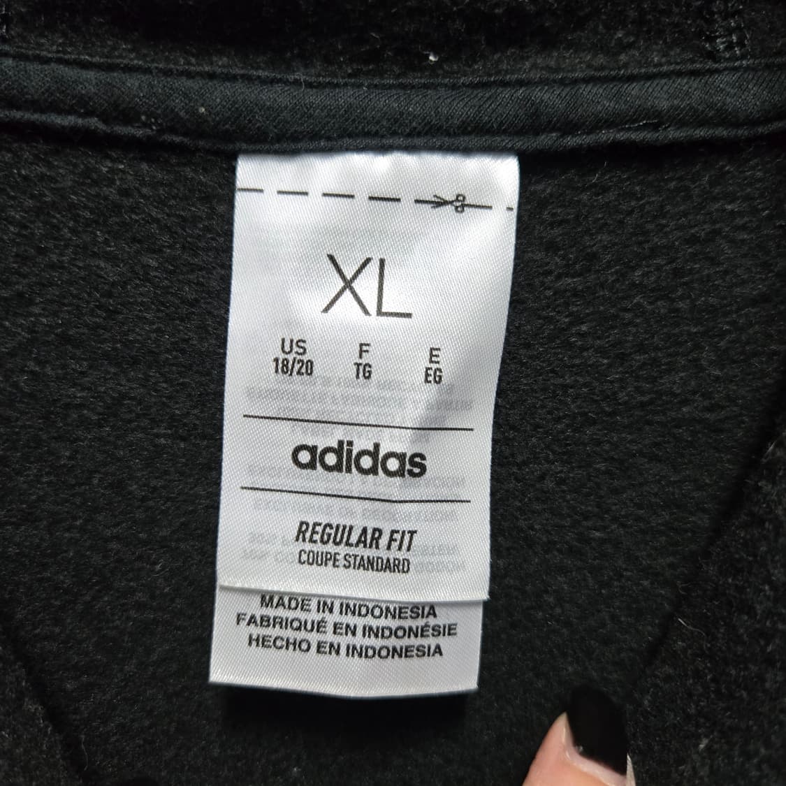 아디다스 여성 기모 트랙탑 후드티  상품이미지4