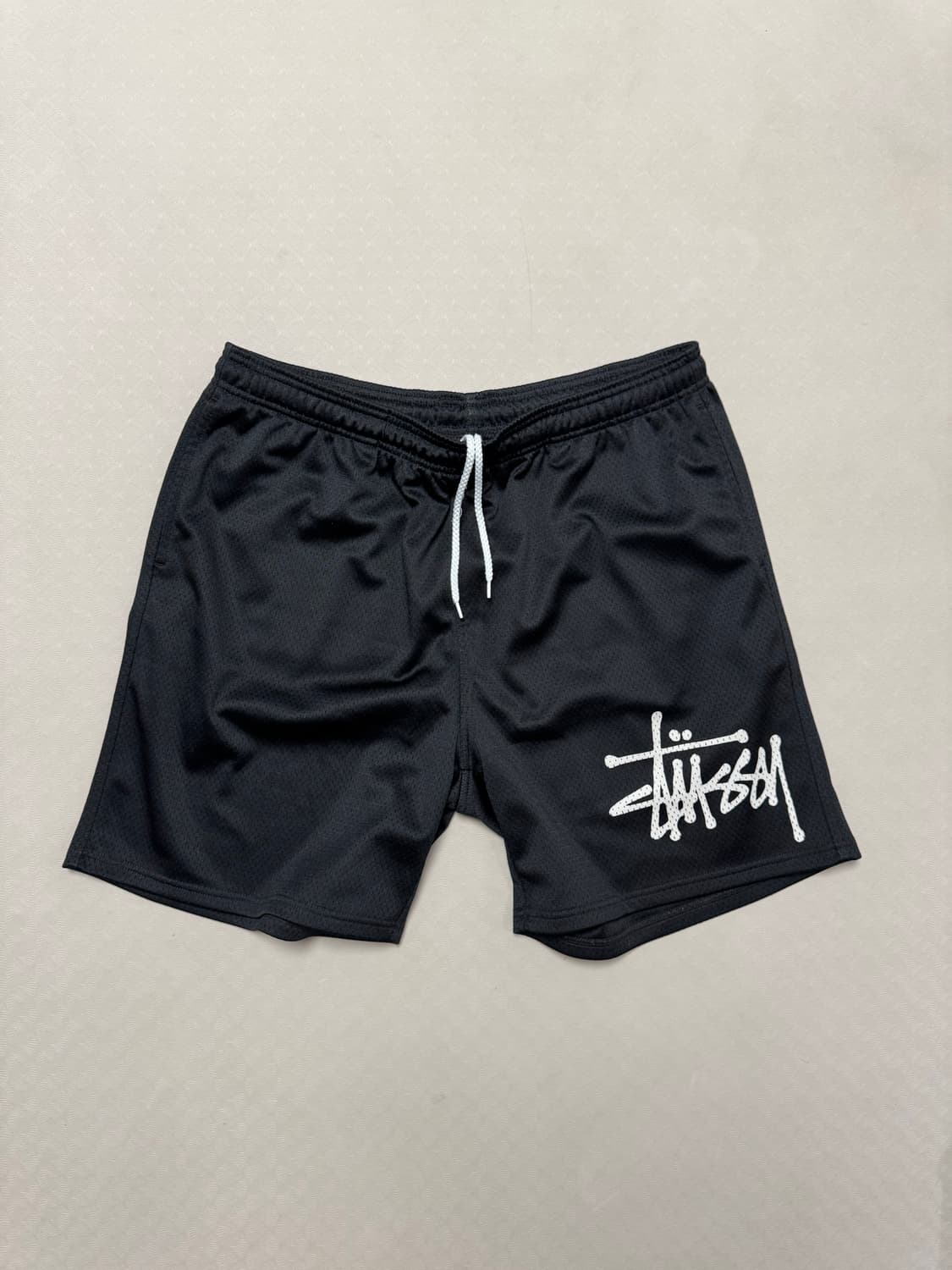 [XL] Stussy 스투시 빅 베이직 메쉬 쇼츠 블랙 상품이미지1