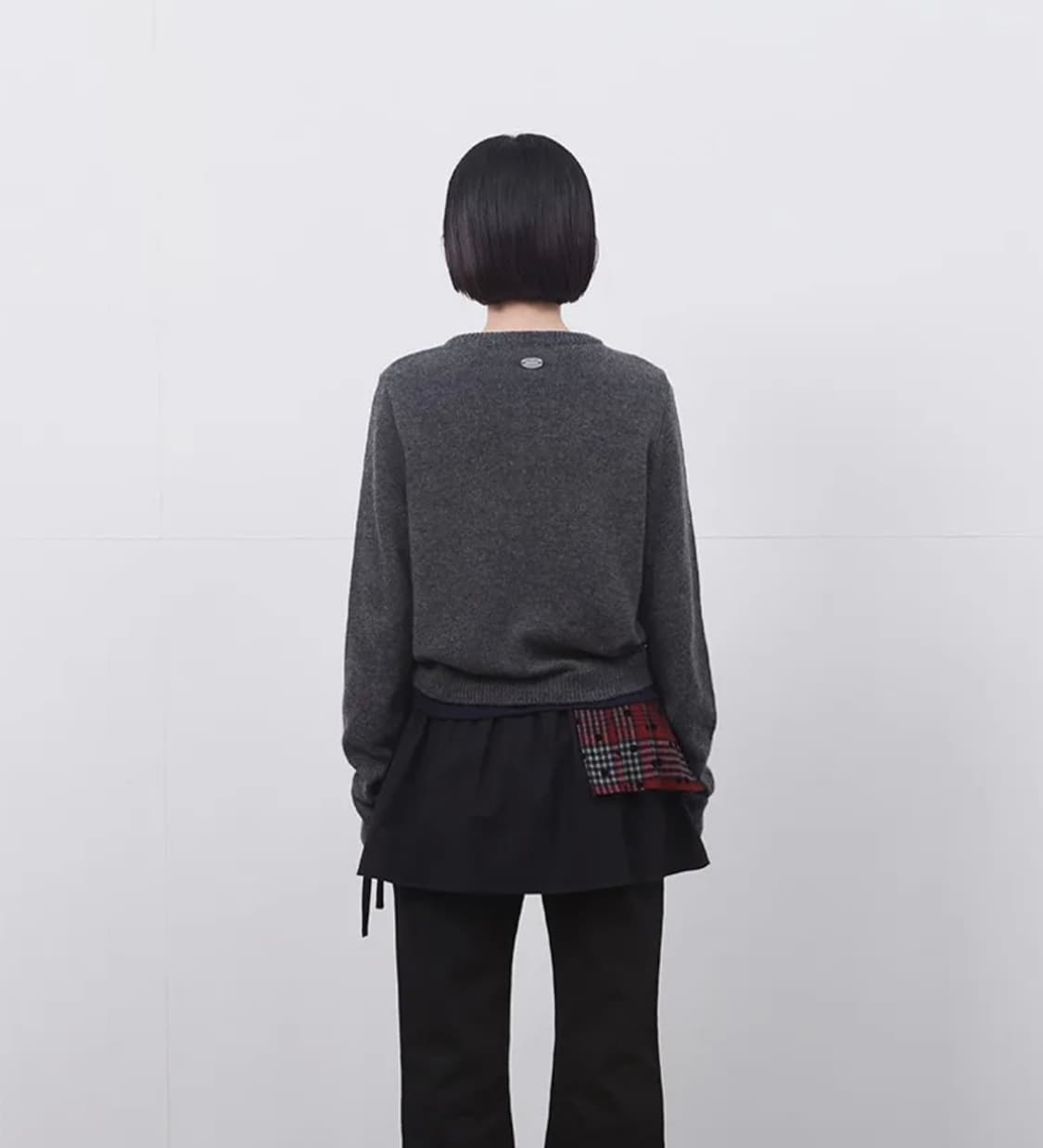 오헤시오 가디건 BASIC STANDARD CARDIGAN, GRAY 상품이미지2