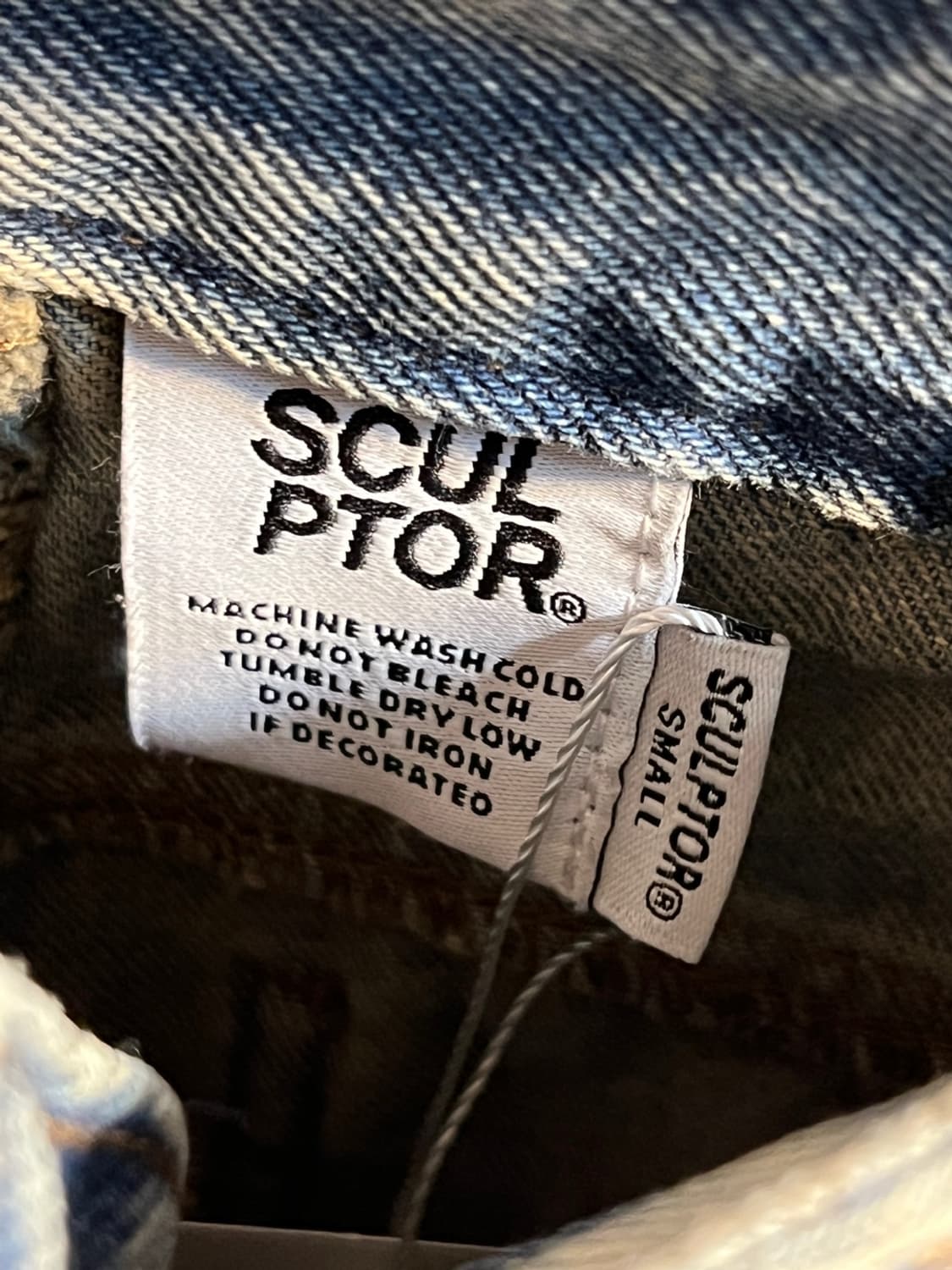 [S] 스컬프터 와이드 카고 데님 팬츠 (356) 상품이미지3