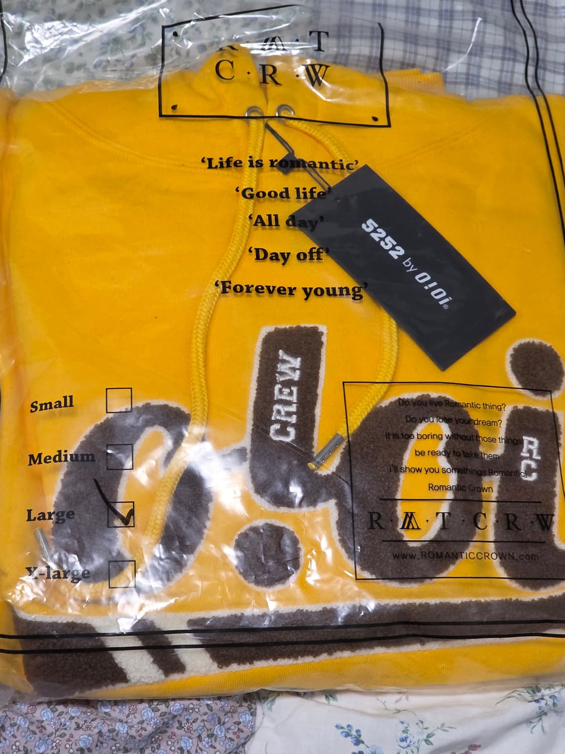 oioi 2017 시그니처 후드티 옐로우 상품이미지5