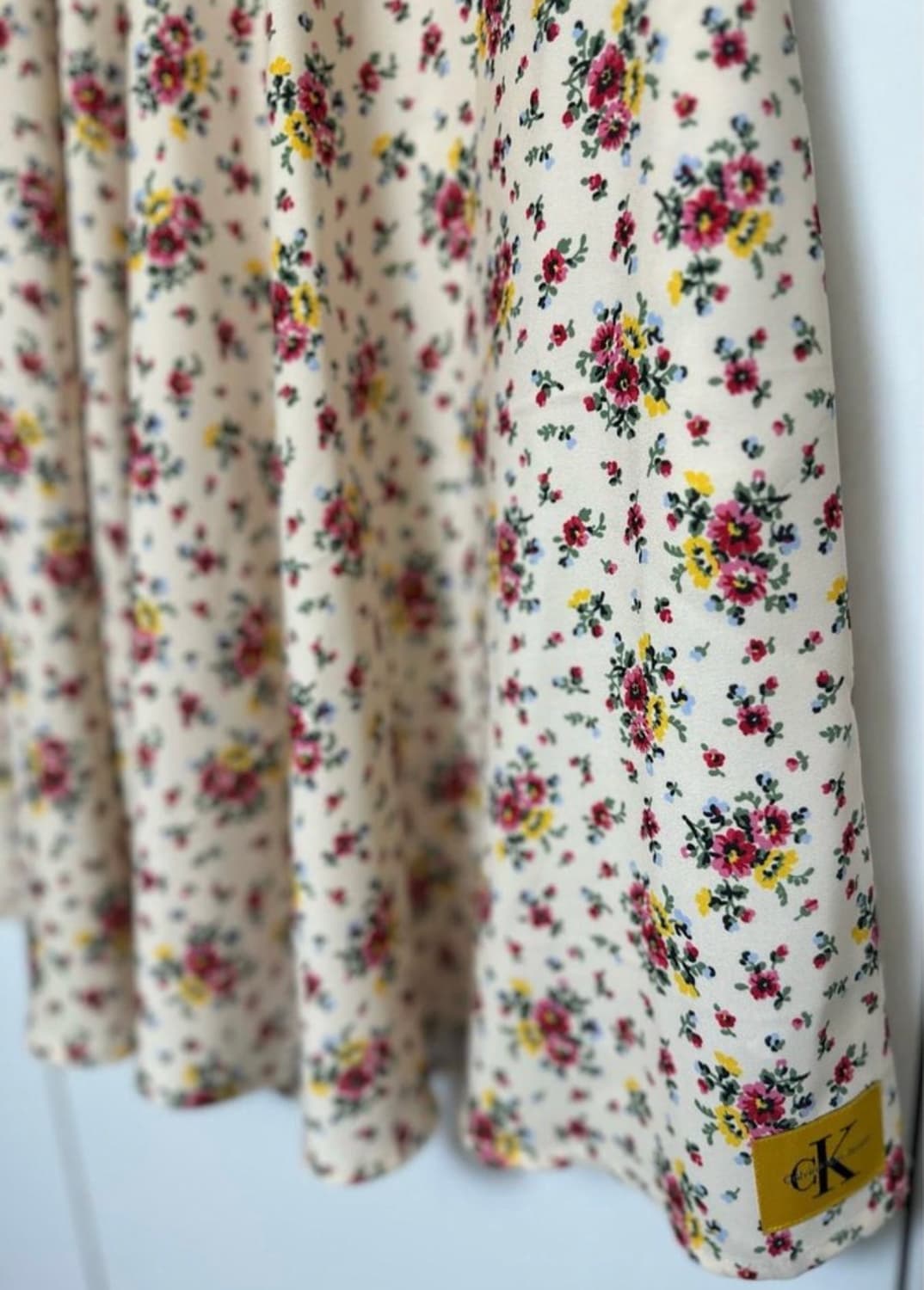 캘빈클라인 플라워 패턴 칠부 원피스  상품이미지3