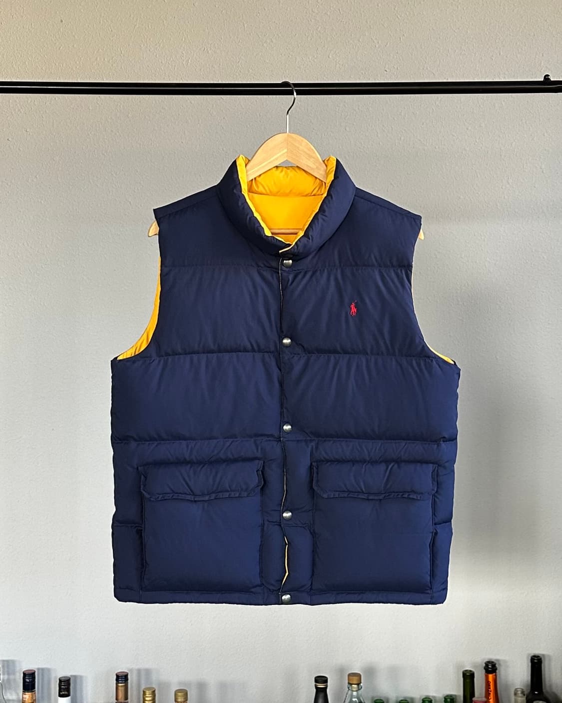 [S-M]폴로 랄프로렌 리버시블 양면 패딩 조끼 상품이미지2
