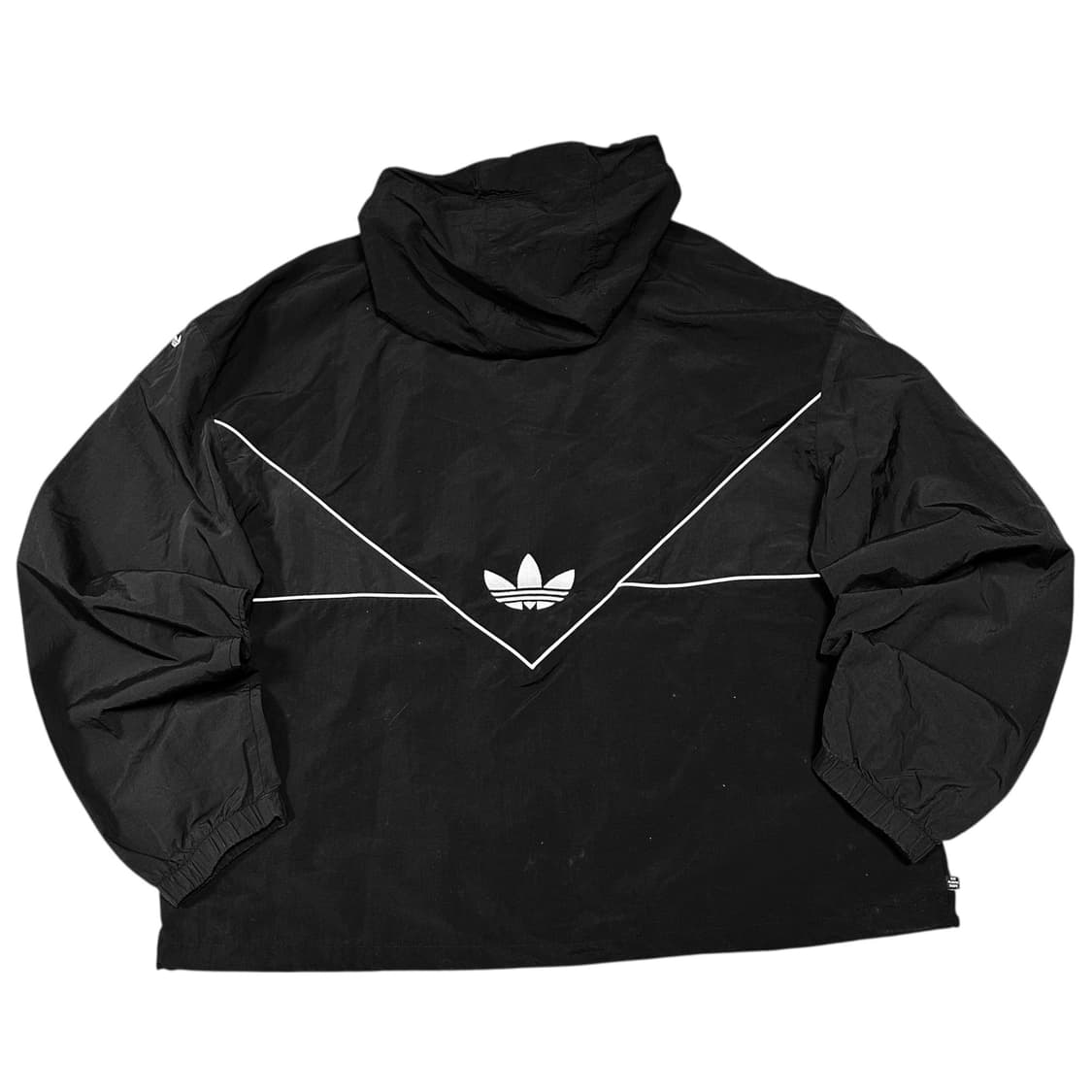 ✨ (바배) 아디다스 화이트 파이핑 블랙 바람막이 상품이미지1