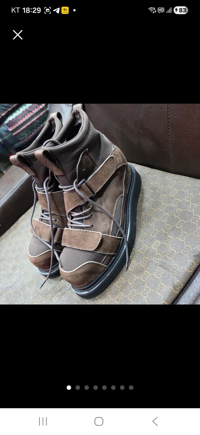 미하라야스히로 스웨이드 하이탑 상품이미지2