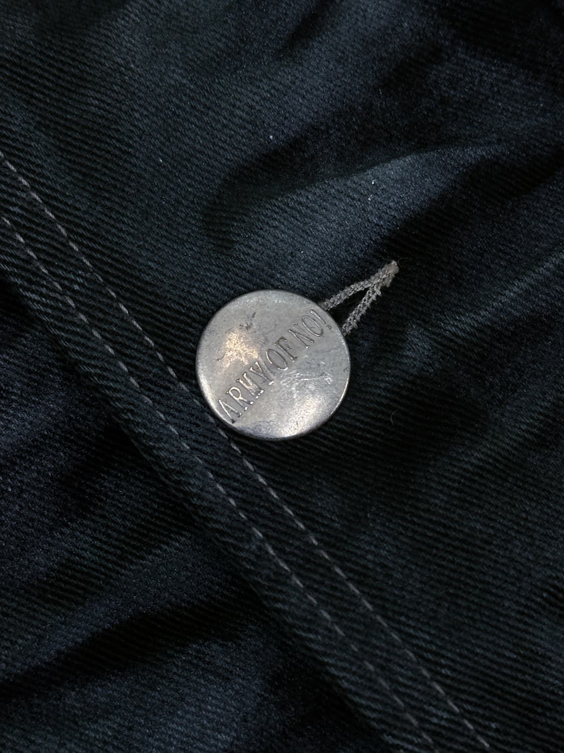 아미오브노 블루 블리치드 데님 자켓 상품이미지5