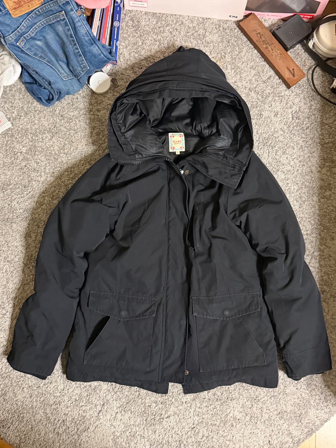 빔즈 하트 덕 다운 패딩 상품이미지1