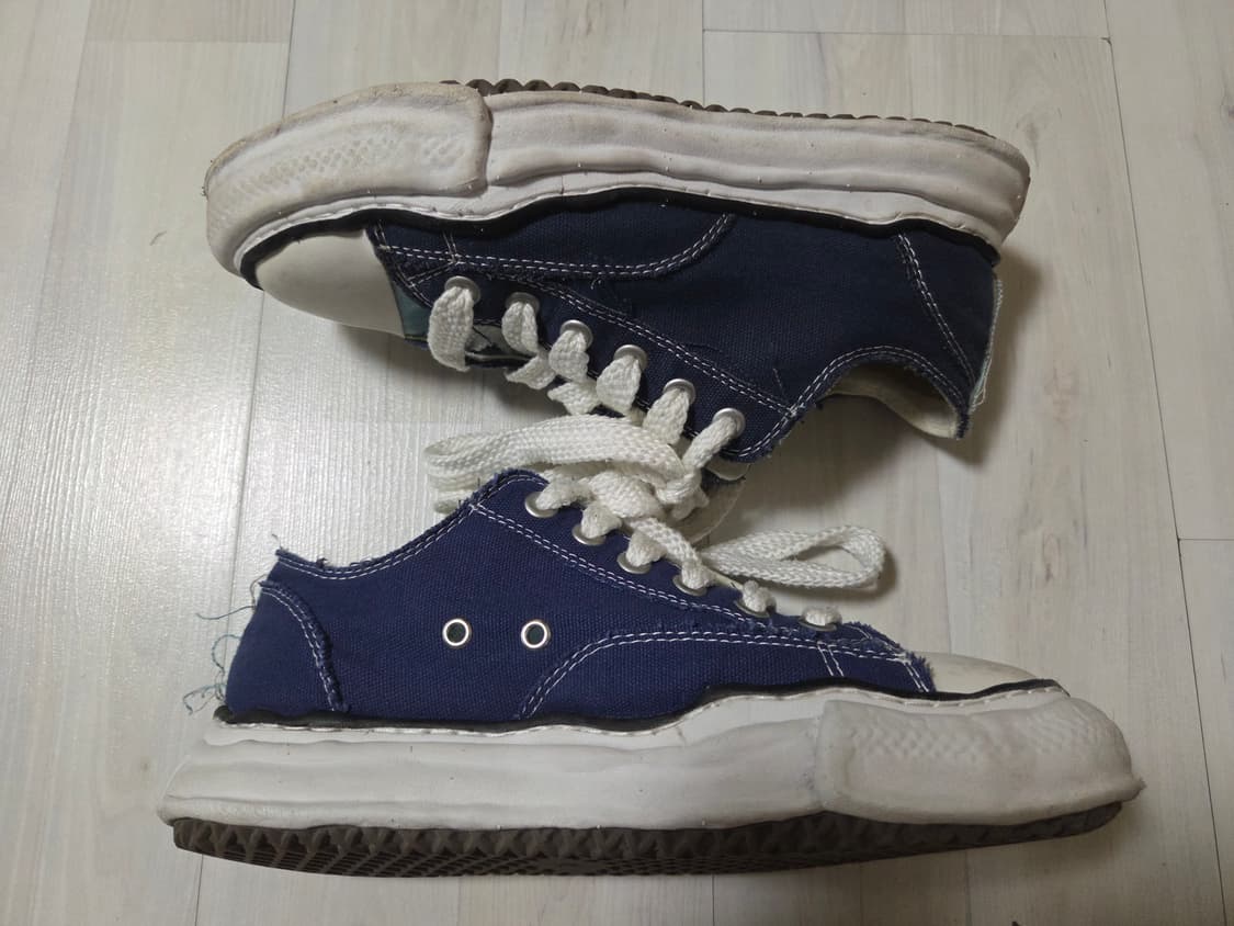 메종 미하라 야스히로 x 나이젤 카본 로우 컷 스니커즈 네이비 41 상품이미지7