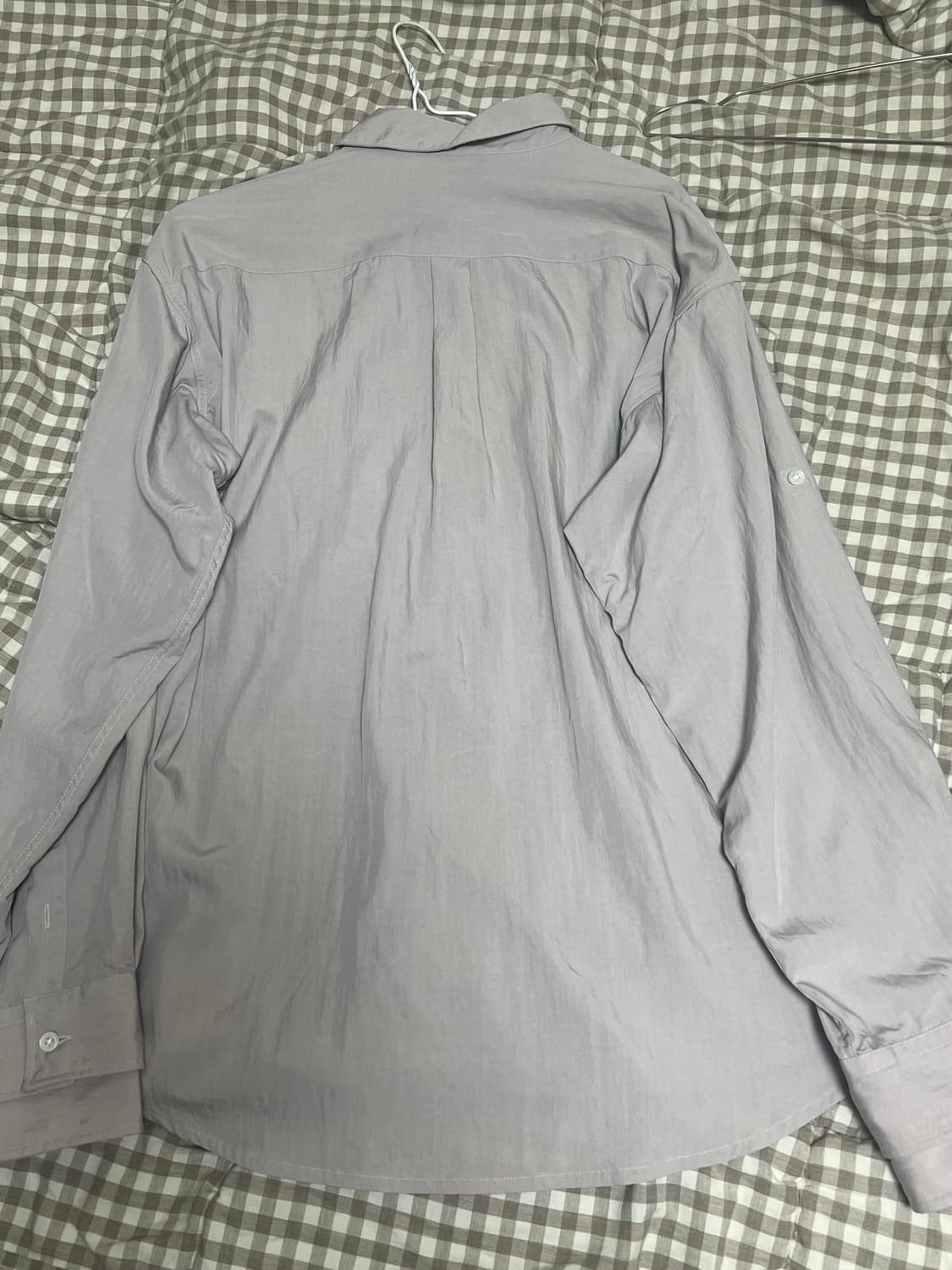 해칭룸 더블 슬리브셔츠 더스티핑크 2 상품이미지6