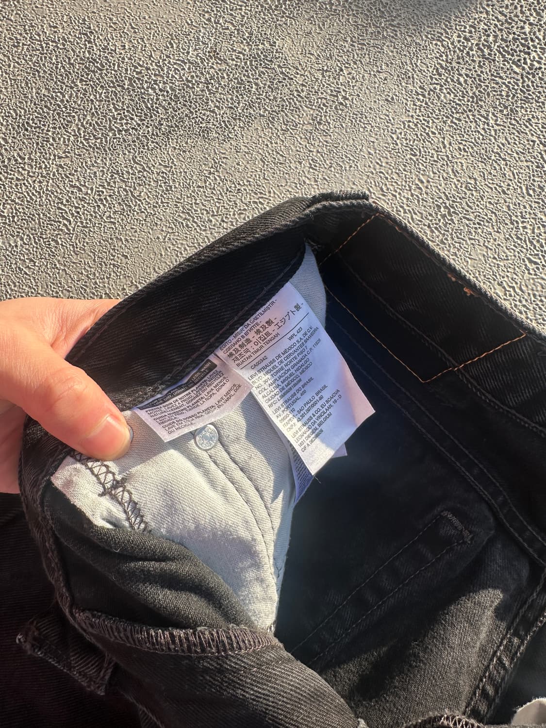 [32] 리바이스 517 블랙 부츠컷 데님팬츠 상품이미지9