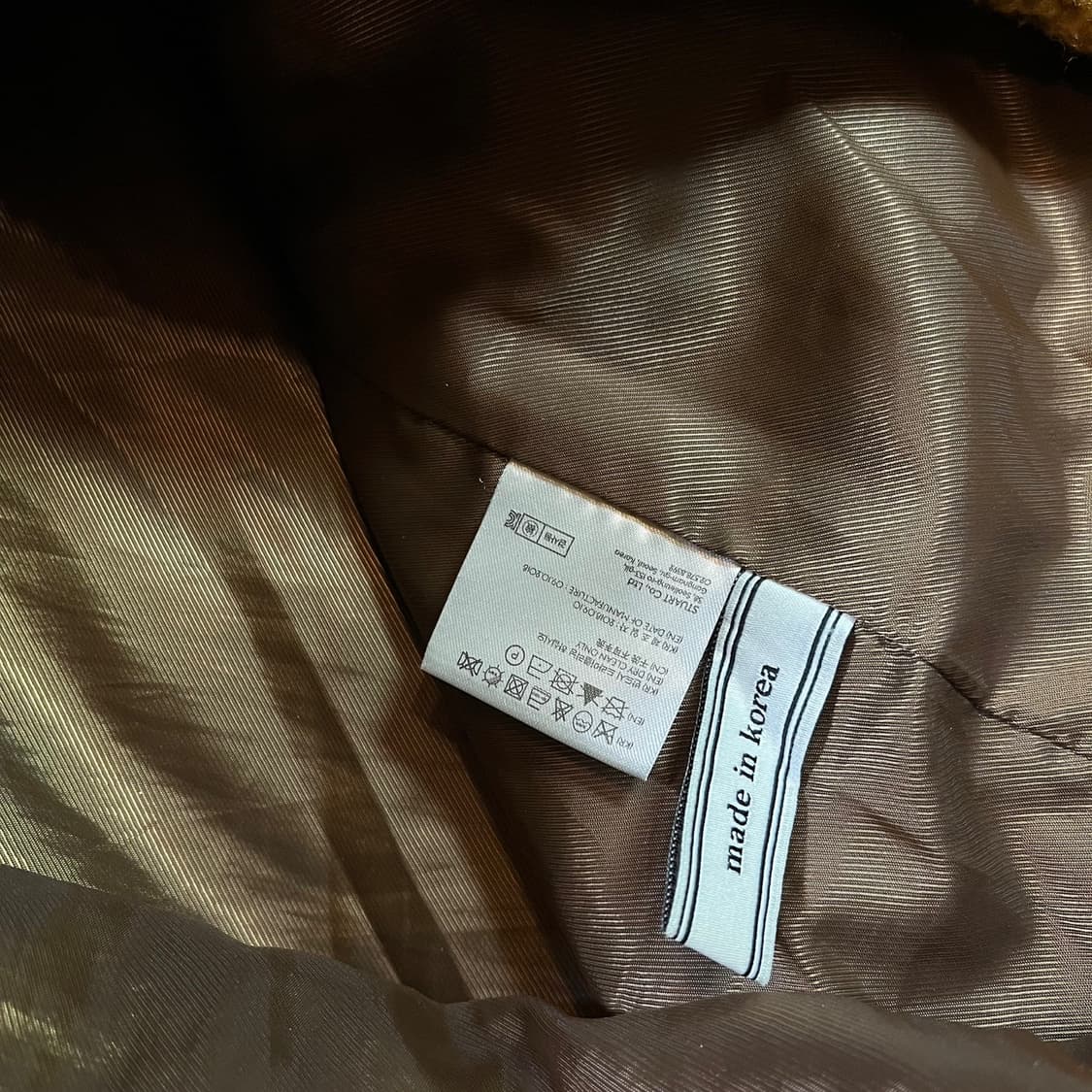 앤더슨벨 테디베어 더블 코트 상품이미지4