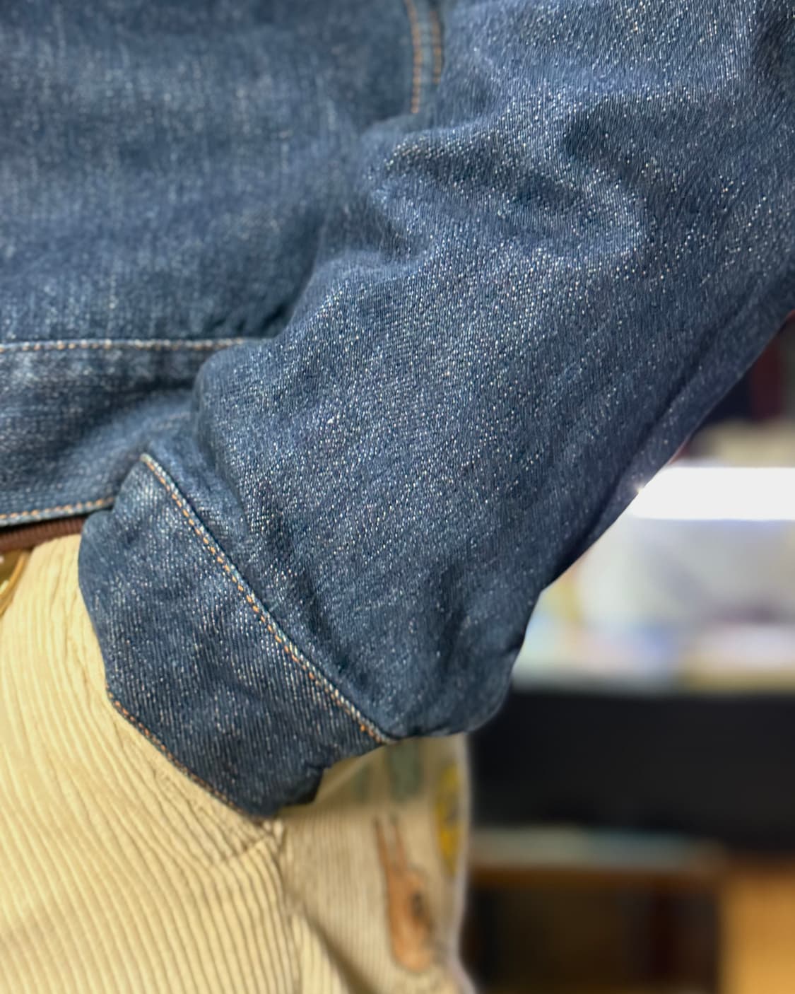 90-00‘s 라운드 하우스 Lot RJ03 데님 트러커 자켓 42 상품이미지10