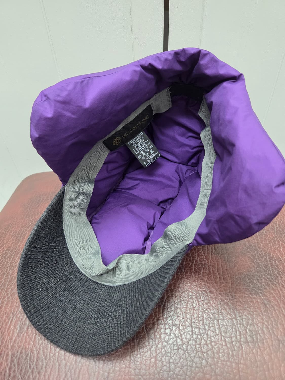 코오롱스포츠 덕다운 패딩 방한 모자 상품이미지5