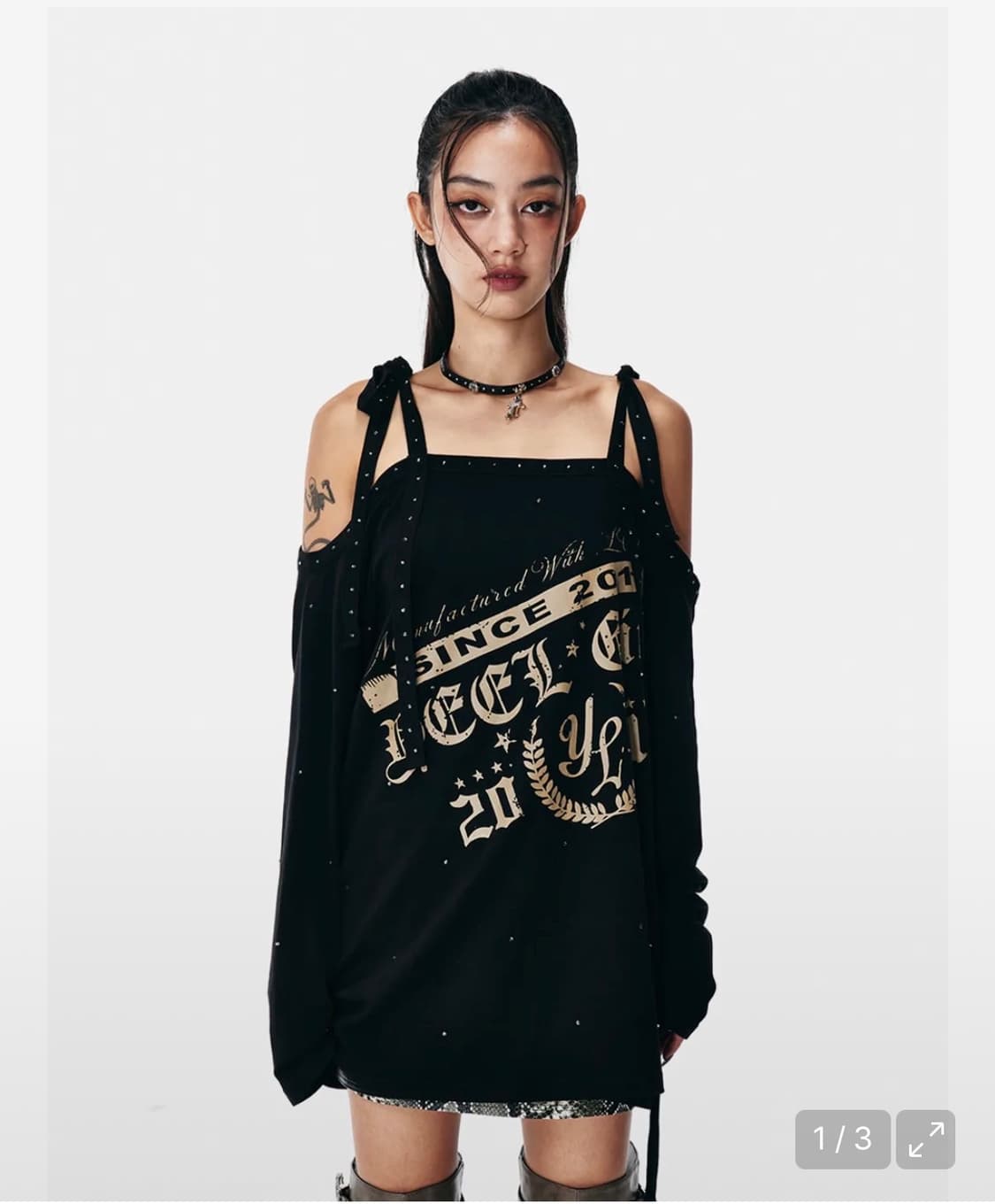 Yeel CUBIC OVERSIZED SHOULDER STRAP TOP  상품이미지1