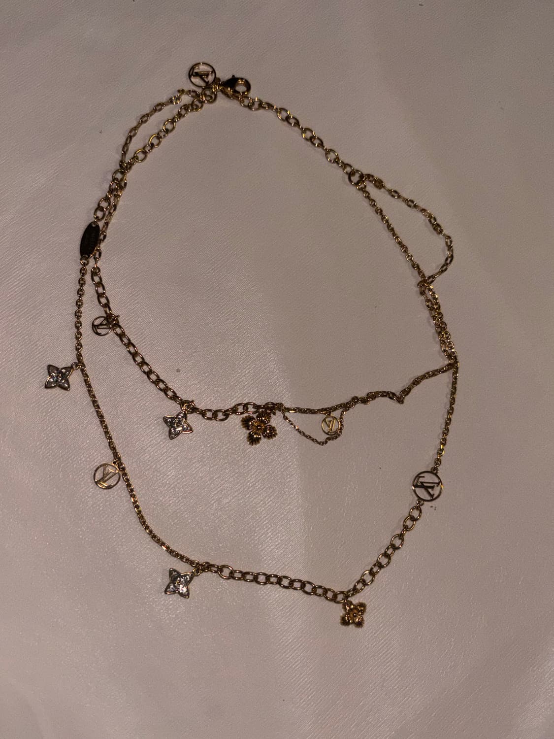 루이비통 블루밍 스트라스 네클리스 골드 상품이미지3