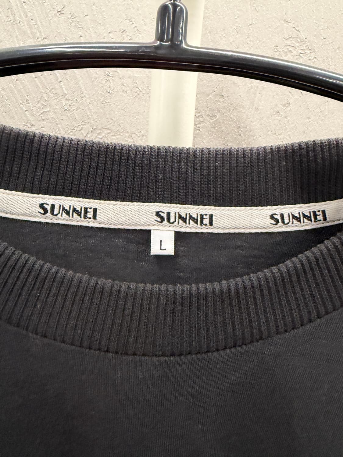 SUNNEI 써네이 로고 반팔 블랙 L 상품이미지3