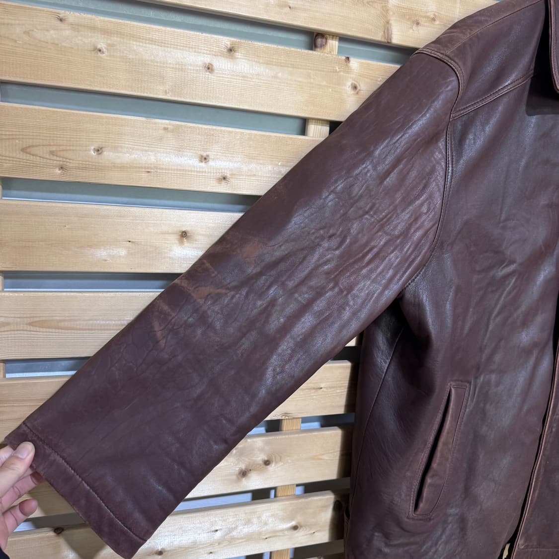 입생로랑 가죽자켓 상품이미지5