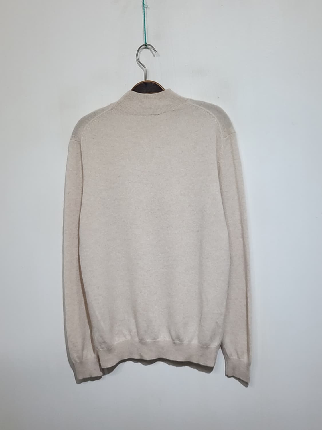 (L) 반폴라 캐시미어 니트 무지 반목 스웨터  상품이미지5