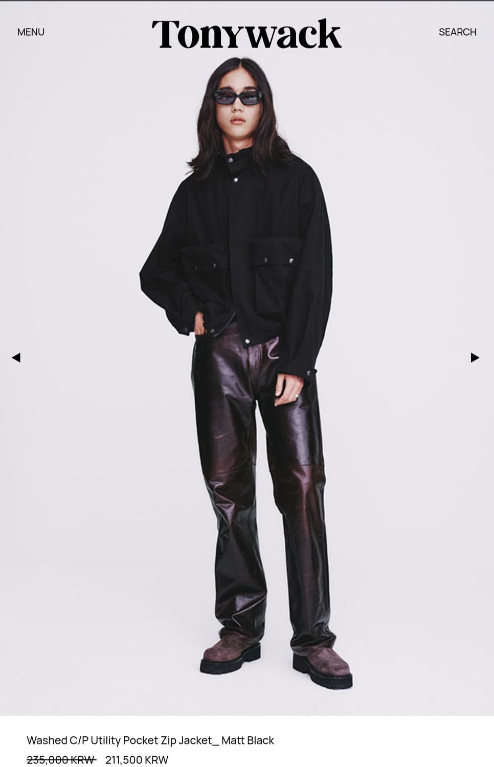 토니웩 Washed C/P Utility Pocket Zip Jacket 상품이미지4