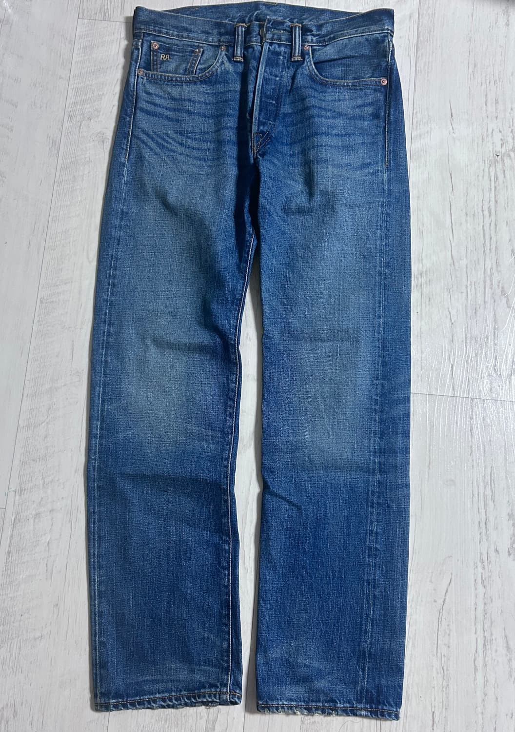 RRL 스트레이트 레그 핏 힐스뷰 워싱 데님 진 30x30 상품이미지1