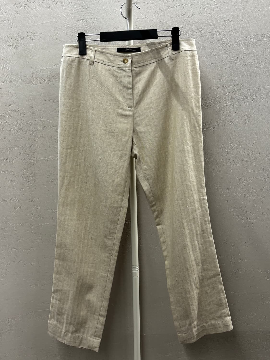 MAX MARA 막스마라 린넨 베이지 팬츠 66 상품이미지2