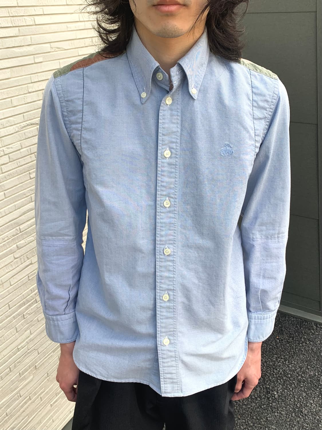 준야 와타나베 x 브룩스 브라더스 패치워크 셔츠 상품이미지2