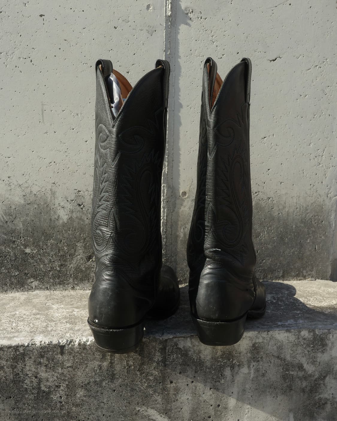 빈티지 블랙 웨스턴 부츠 와이드  상품이미지7