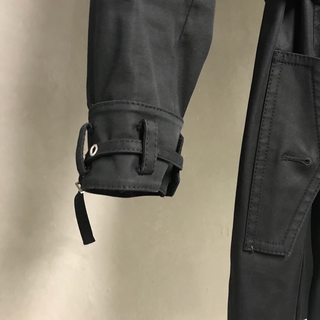 베르사체 베르수스 후드 코트 블랙 40(W) 상품이미지4