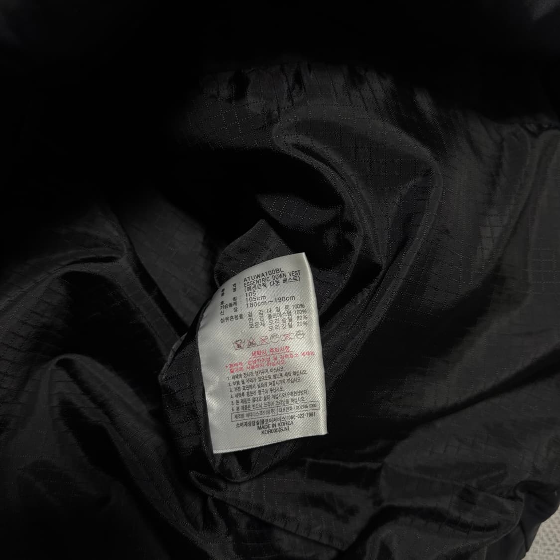 아디다스 스몰로고 올드스쿨 패딩조끼 상품이미지3