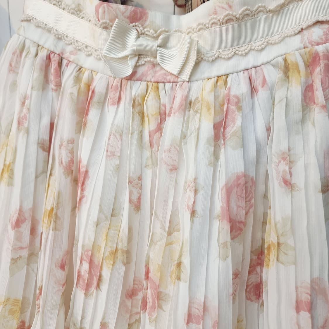 Liz Lisa 리즈리사로맨틱 플라워 플리츠 스커트 상품이미지2