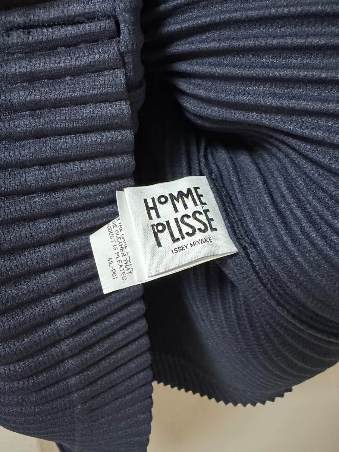 [4]옴므플리세 카라티 네이비 베이직 상품이미지2