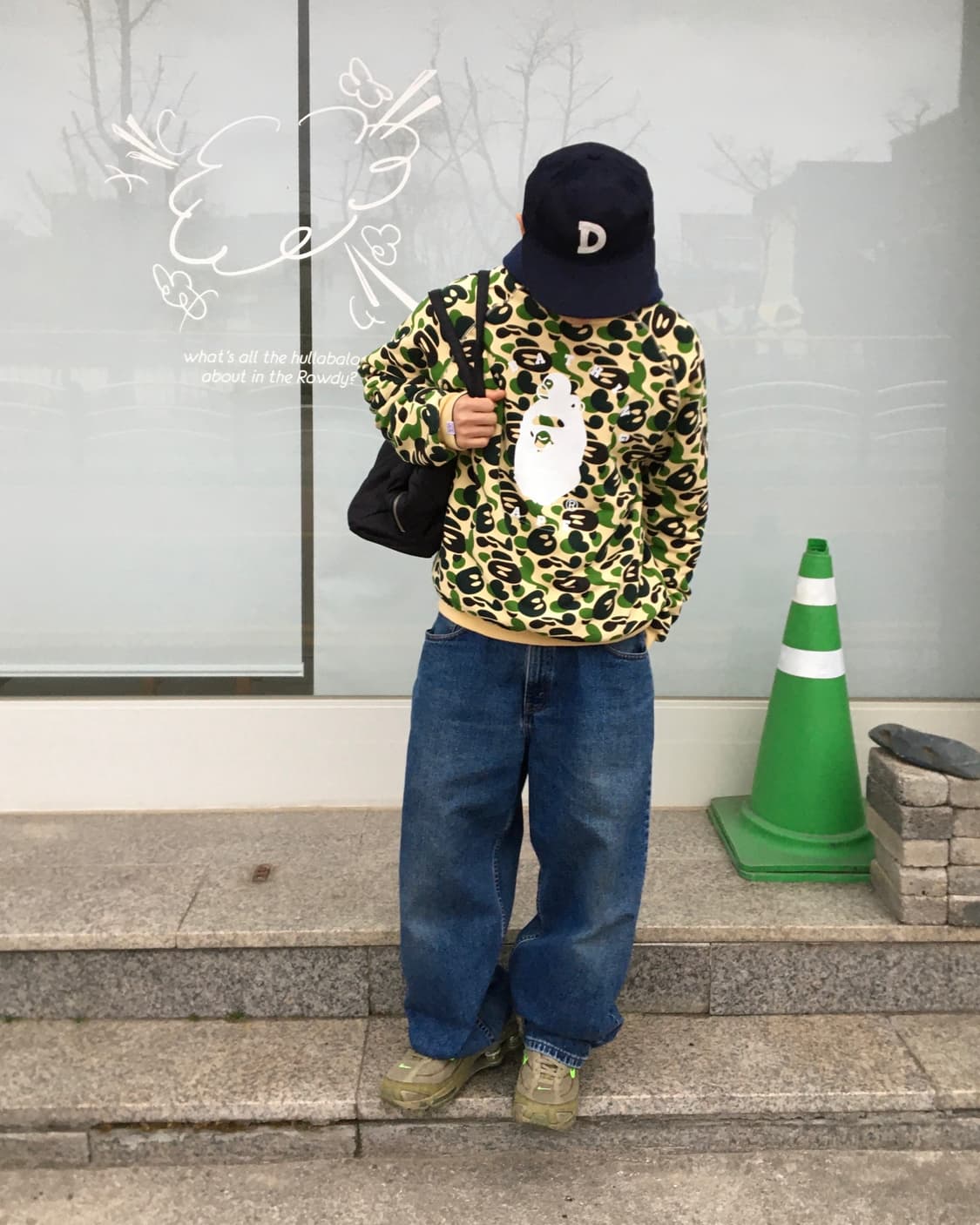 OG베이프 리버시블 베이비 마일로 스웻셔츠(L) 상품이미지7