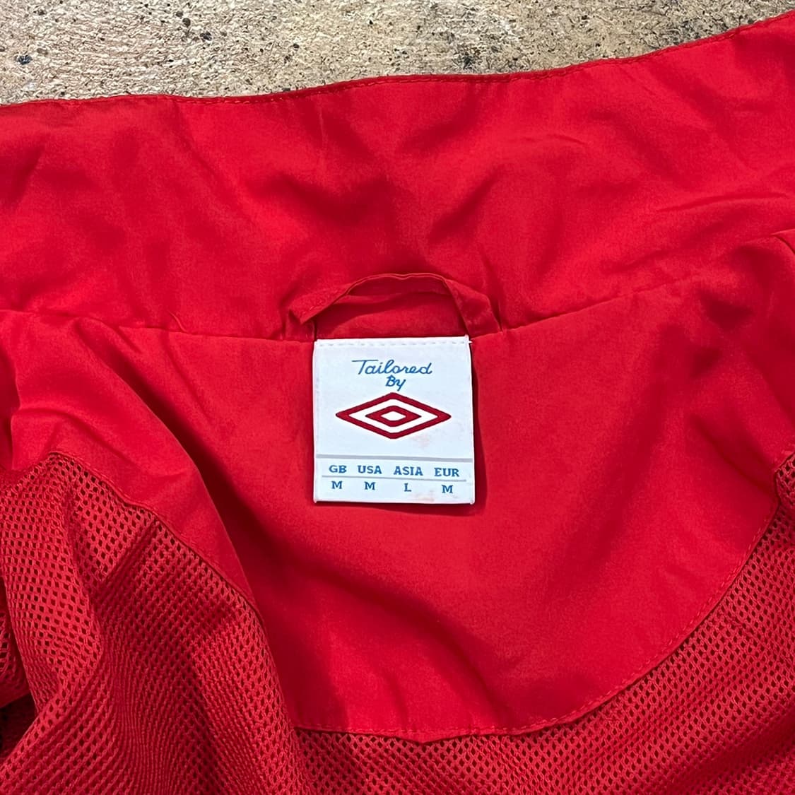 [정품/L] 엄브로 올드스쿨 바람막이 자켓 b14 상품이미지5