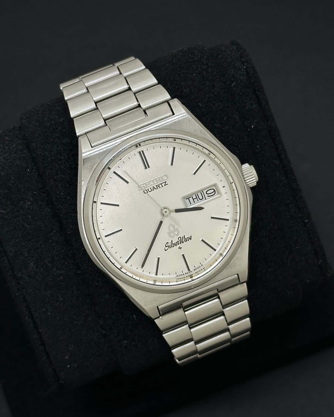 세이코 실버웨이브 라운드 쿼츠 시계 상품이미지1